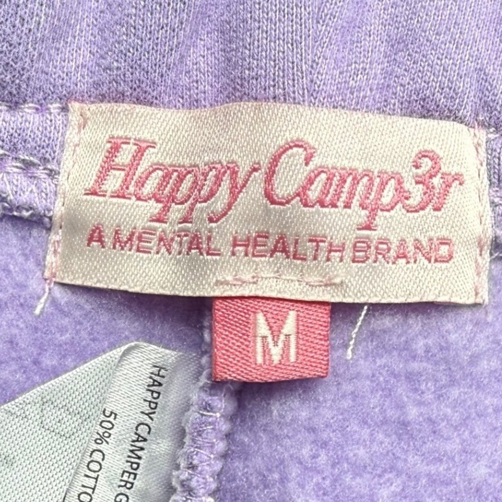 HAPPY CAMP3R Puff Series Sweatpants, Joggers, Grape, Size Medium - Picture 6 of 7